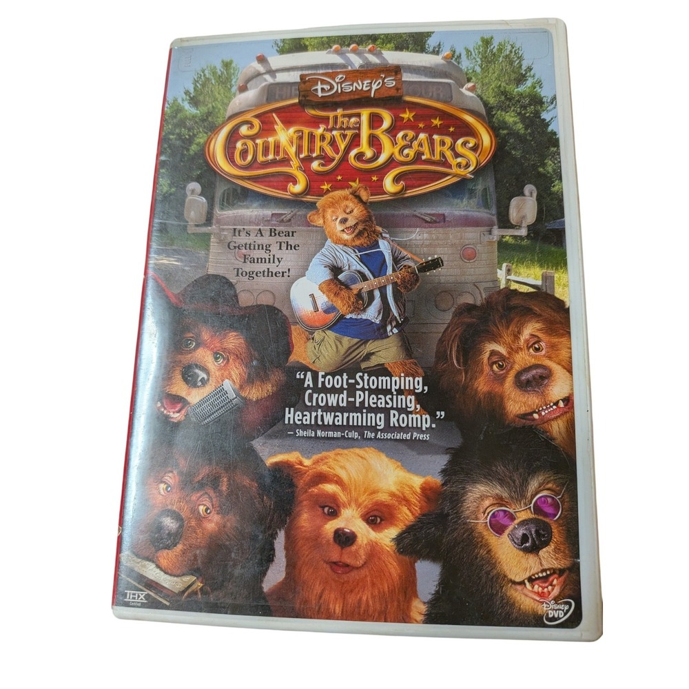 Disney The Country Bears DVD 2002 G Rated Family Musical Comedy Movie Fullscreen